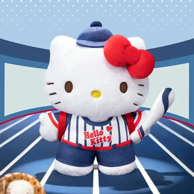MarTUBE Sanrio Hello Kitty Baseball Plush Power Bank Portable Charger-Christmas Gifts